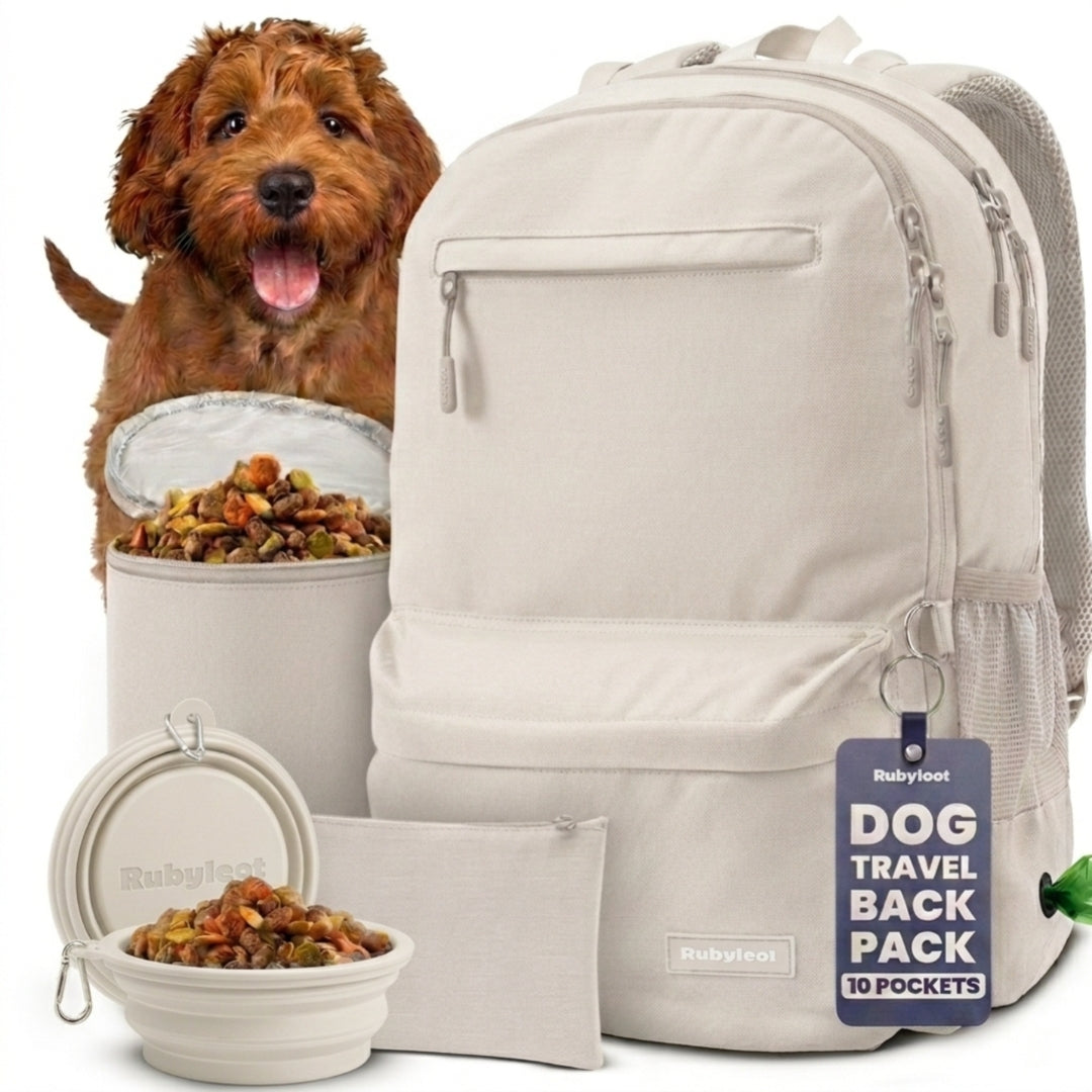 RUBYLOO™ Ultimate Dog Travel Backpack