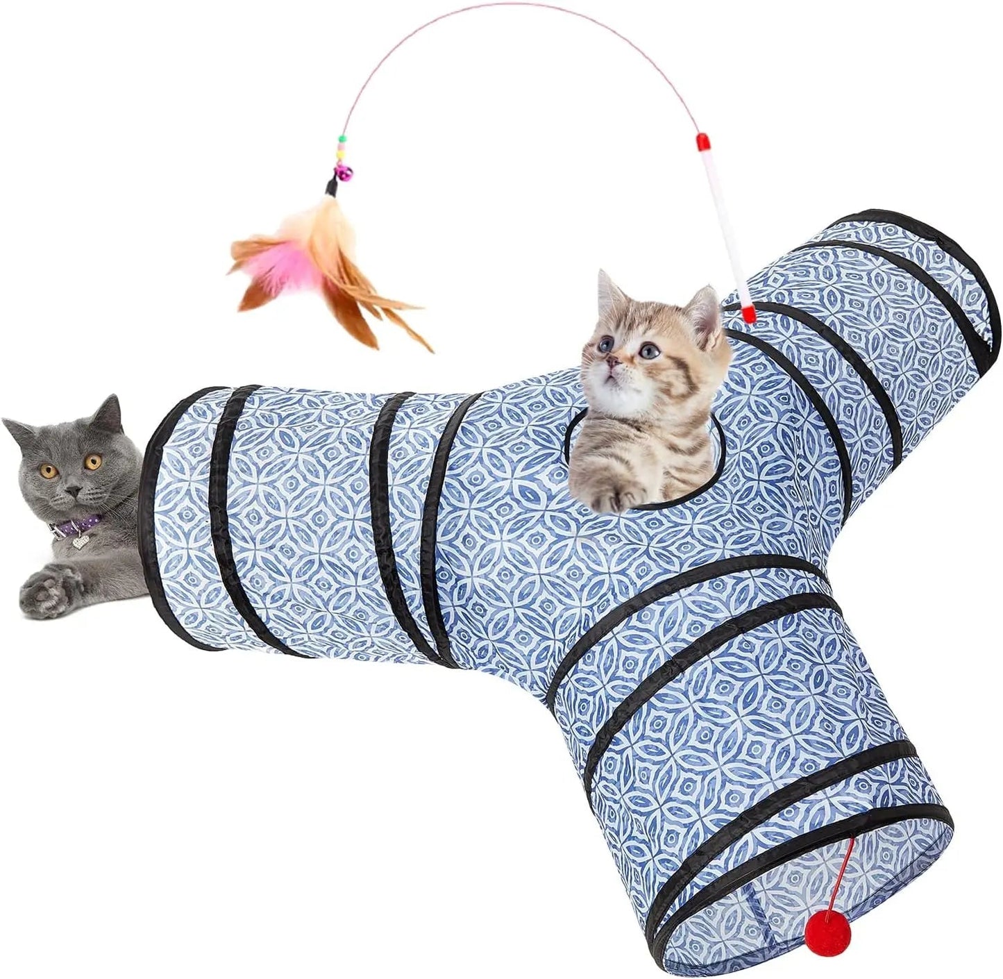 3-Way Collapsible Cat Tunnel