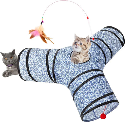 3-Way Collapsible Cat Tunnel