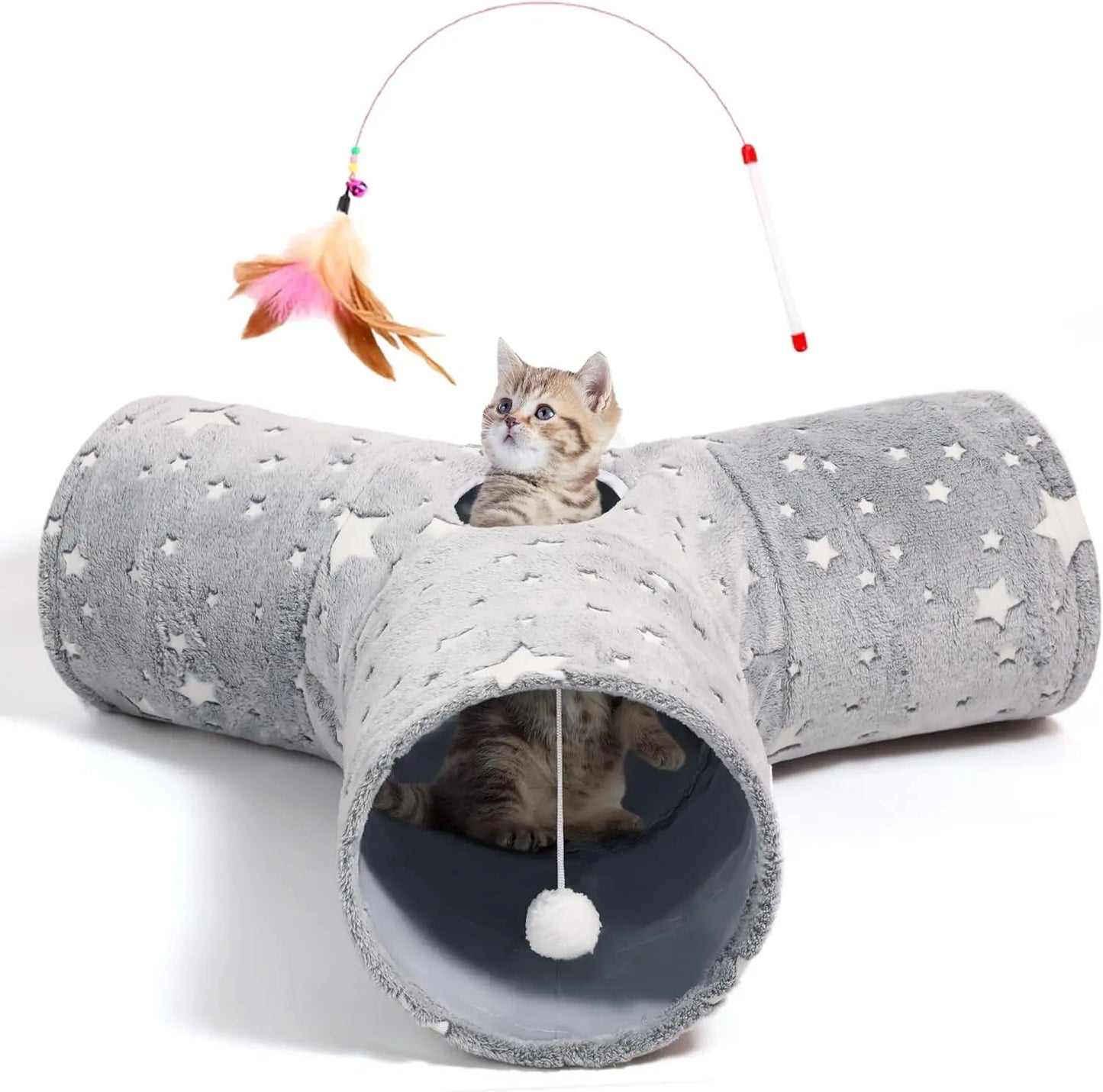 3-Way Collapsible Cat Tunnel