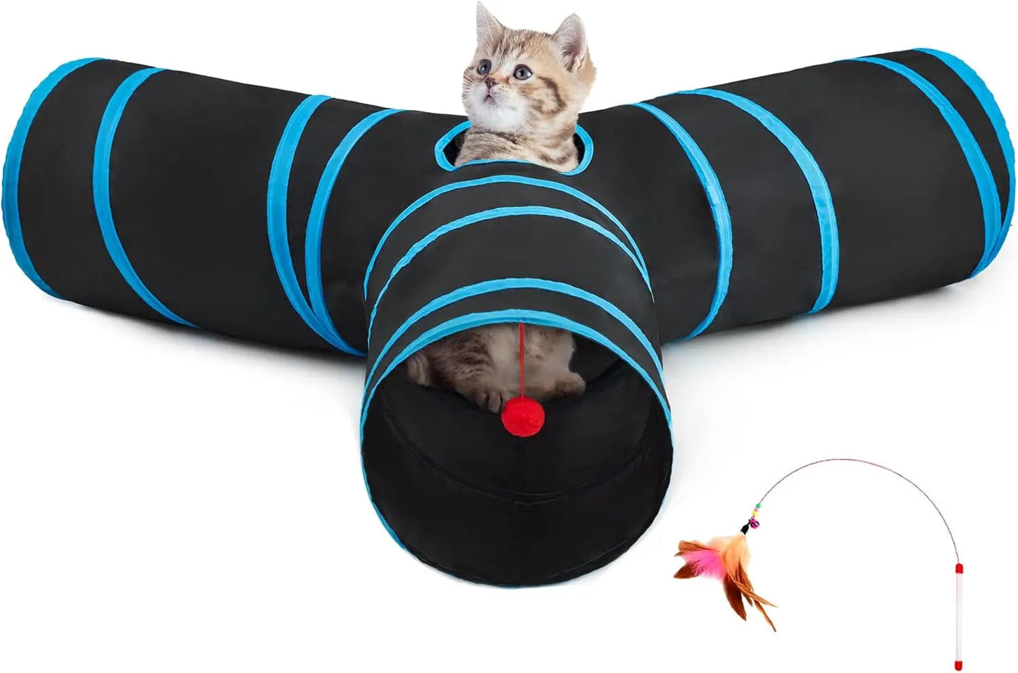 3-Way Collapsible Cat Tunnel