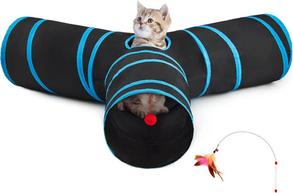 3-Way Collapsible Cat Tunnel