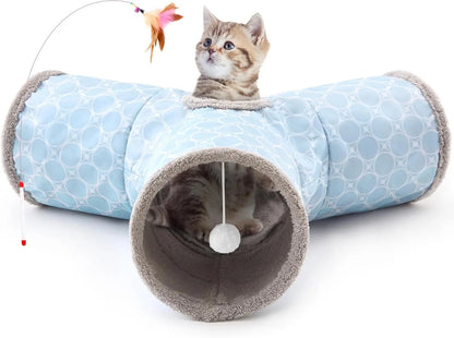 3-Way Collapsible Cat Tunnel