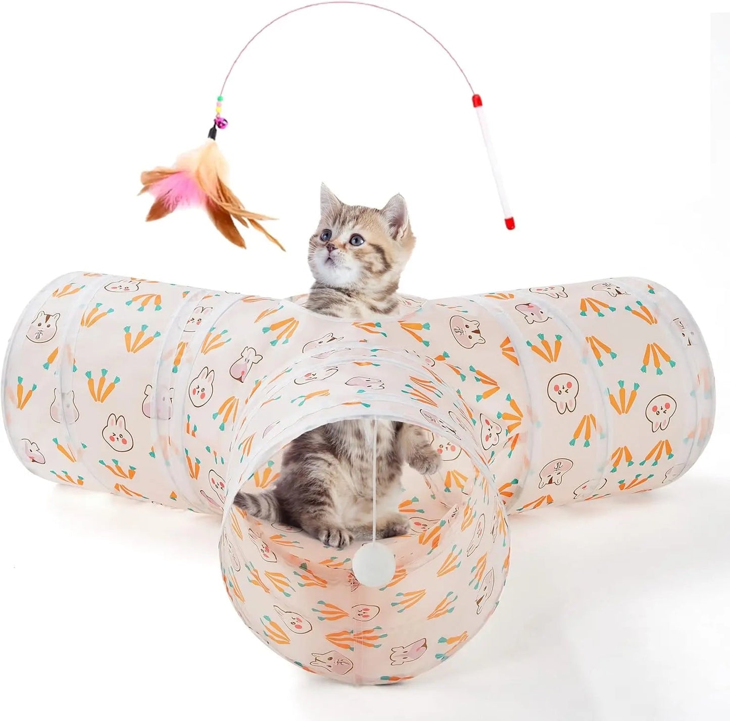 3-Way Collapsible Cat Tunnel