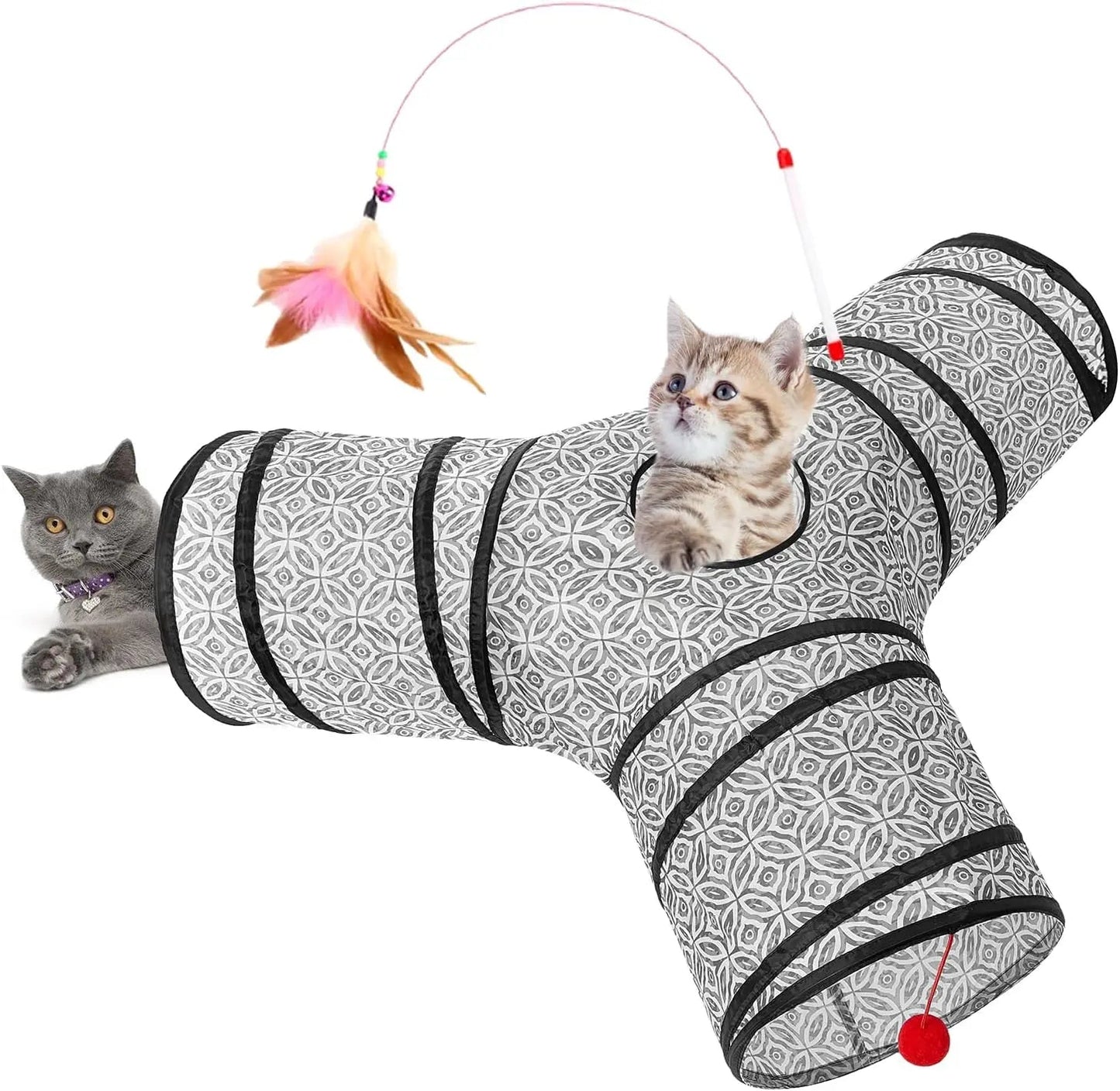 3-Way Collapsible Cat Tunnel