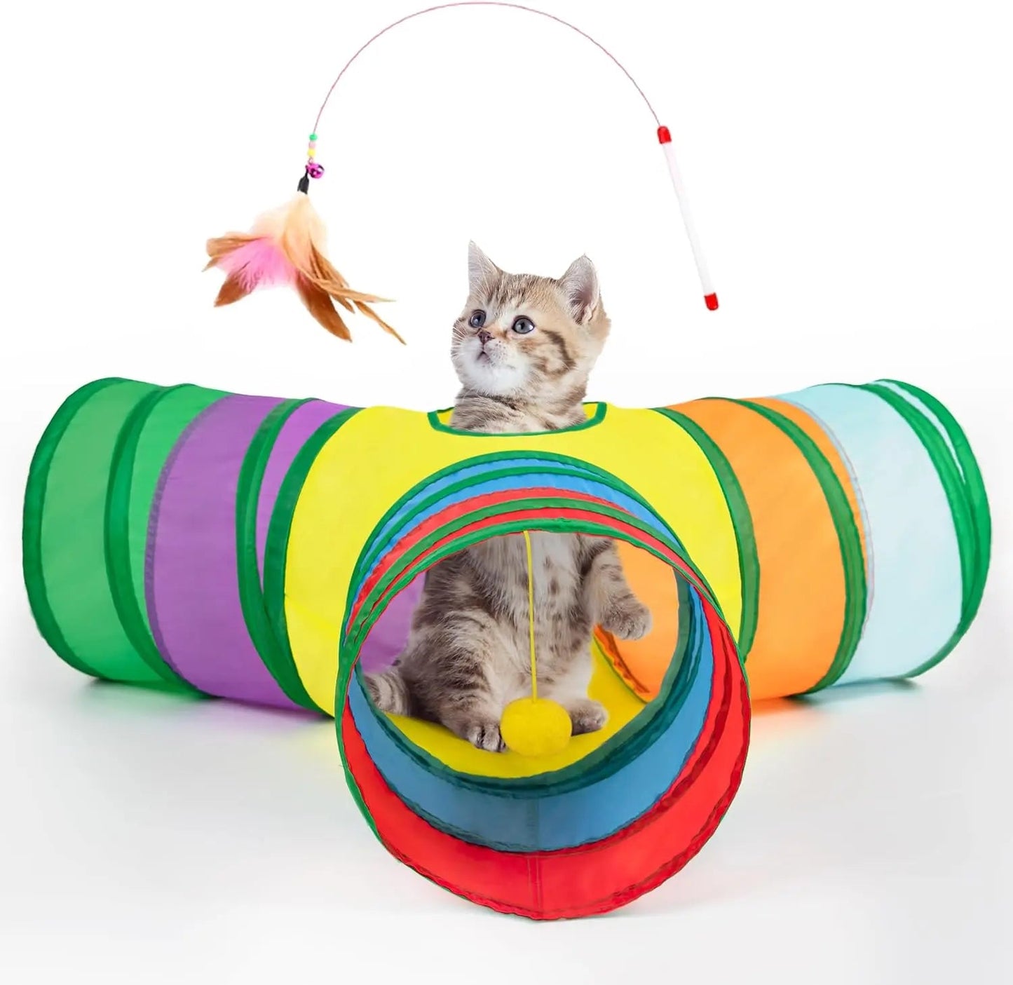 3-Way Collapsible Cat Tunnel