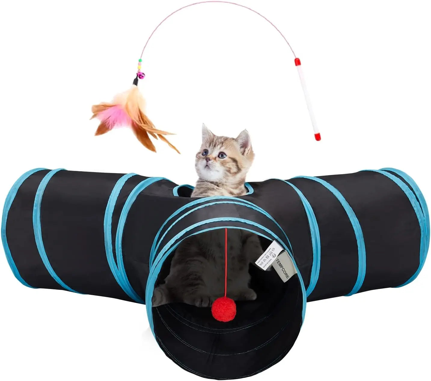 3-Way Collapsible Cat Tunnel