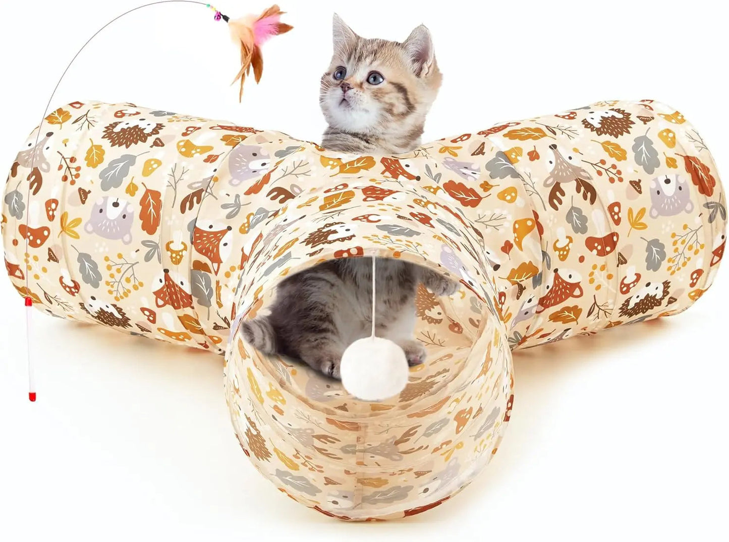 3-Way Collapsible Cat Tunnel