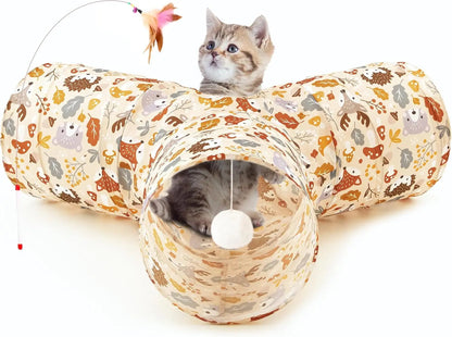 3-Way Collapsible Cat Tunnel