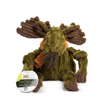 HuggleHounds® Milo Moose Knottie® Plush Dog Toy