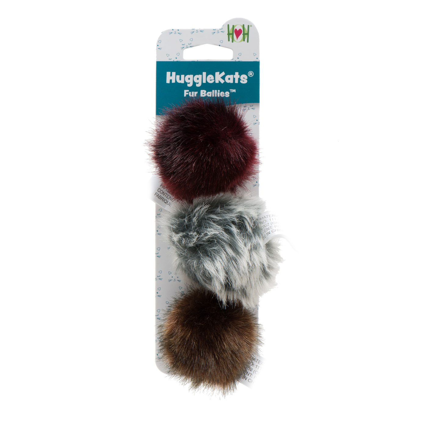HuggleKats® Fur Ballies Catnip Cat Toy