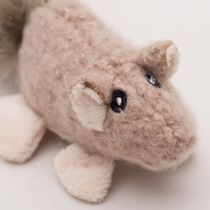 HuggleKats® Wee Feller Squirrelie Catnip & Crinkle Cat Toy 🐿️