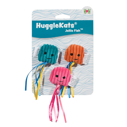 HuggleKats® Jellie Fish Catnip Cat Toy