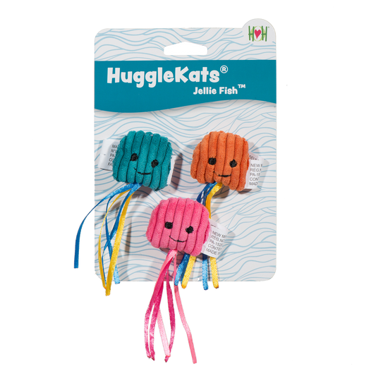 HuggleKats® Jellie Fish Catnip Cat Toy