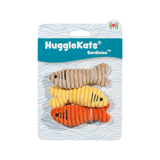 Catnip Sardinies Cat Toy by HuggleKats®