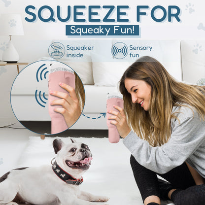 PUPROAR™ Pup Cup Squeaky Plush Dog Toy