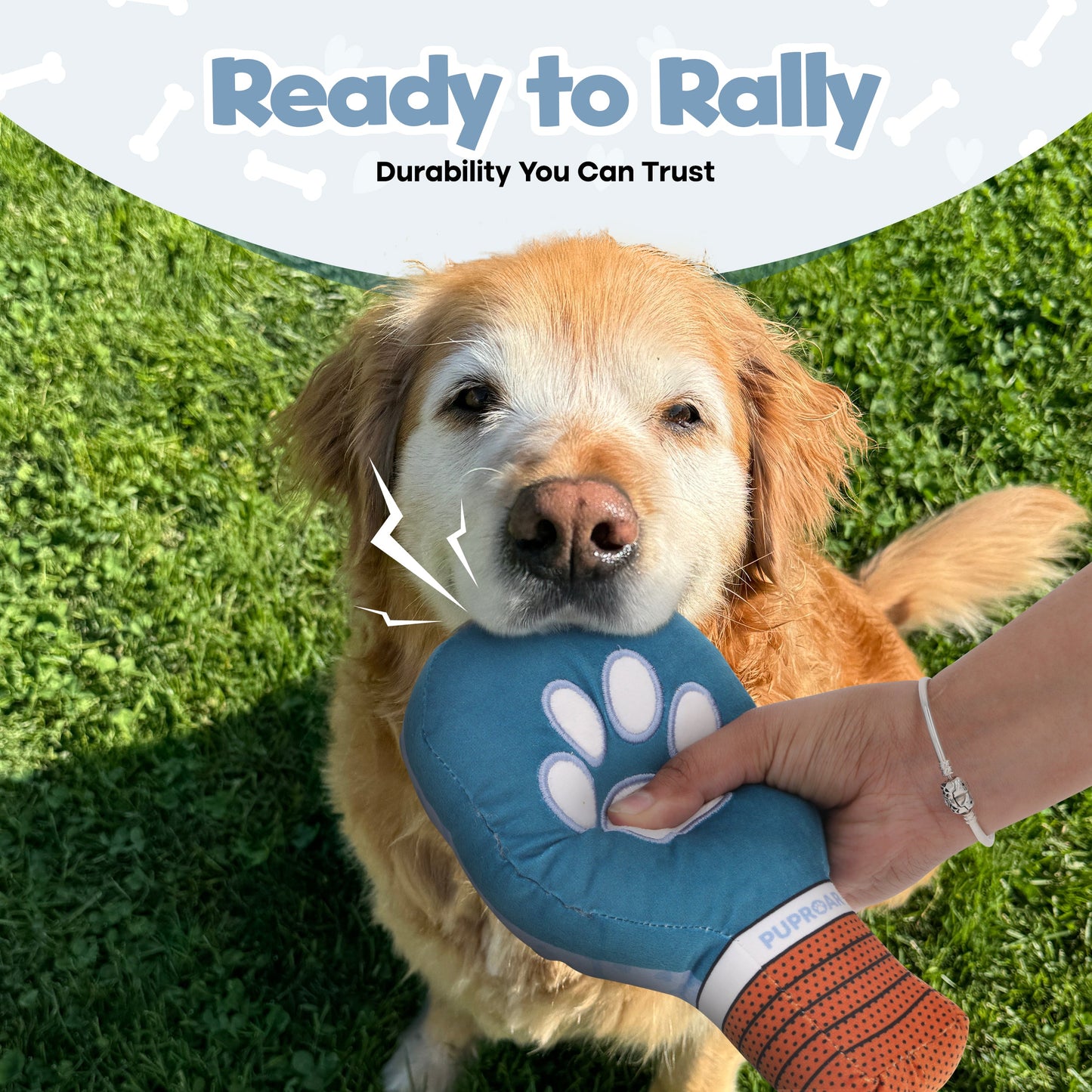 PUPROAR Pickleball Dog Toy