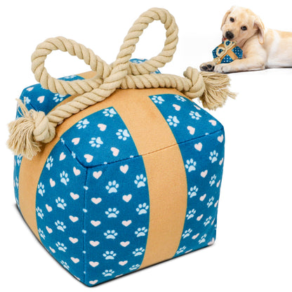 PUPROAR™ Gift Box Squeaky Plush Dog Toy