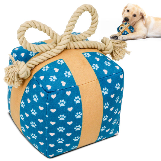 PUPROAR™ Gift Box Squeaky Plush Dog Toy