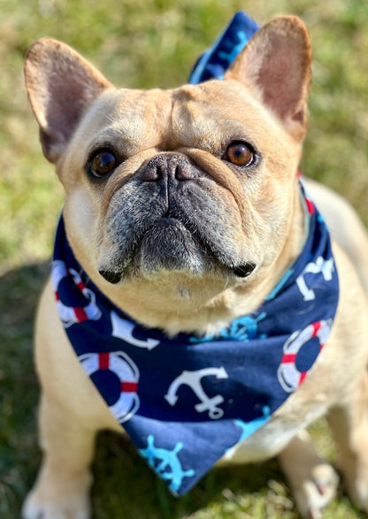 Coastal Sailboat Dog Bandana