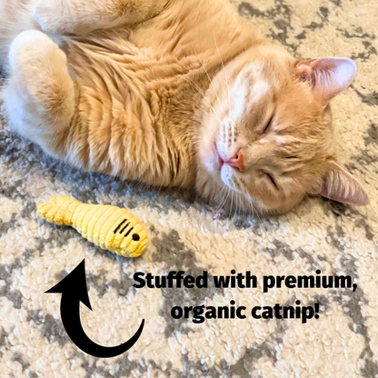 Catnip Sardinies Cat Toy by HuggleKats®