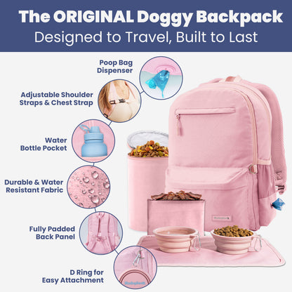 RUBYLOO™ Ultimate Dog Travel Backpack