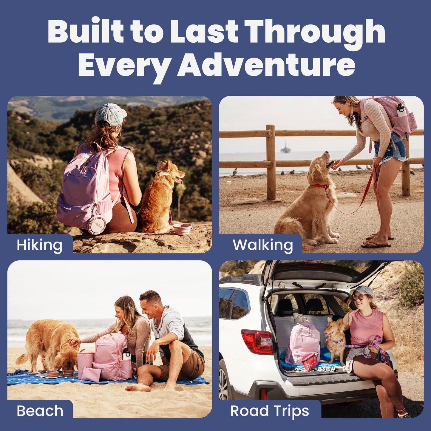 RUBYLOO™ Ultimate Dog Travel Backpack