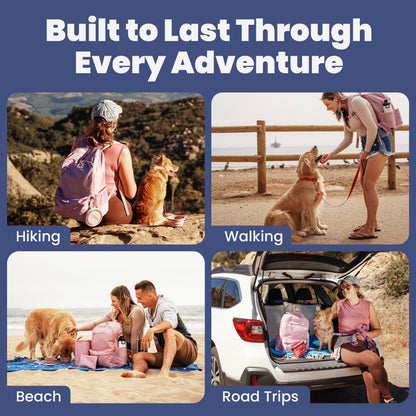 RUBYLOO™ Ultimate Dog Travel Backpack