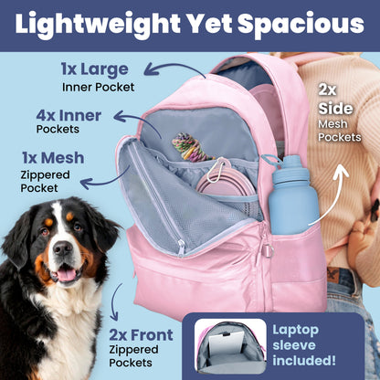 RUBYLOO™ Ultimate Dog Travel Backpack