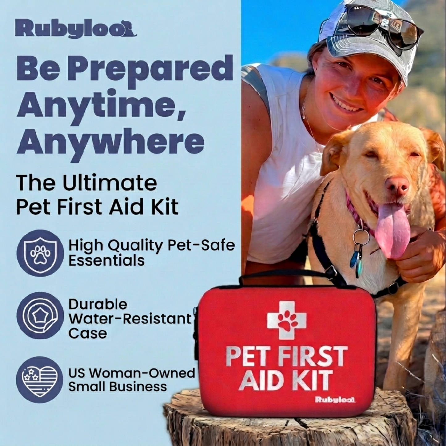 Trail Ready Pet First Aid Kit by Rubyloo