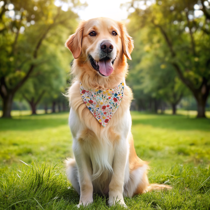 Cottage Garden Dog Bandana