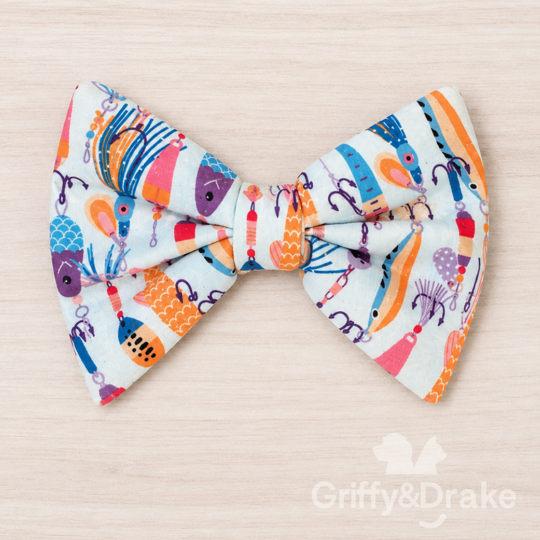 Griffy & Drake Gone Fishing Bow Tie