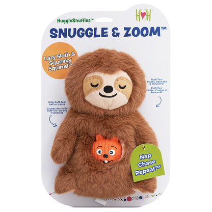 HuggleSnuffles™ Snuggle & Zoom™ Sloth Toy