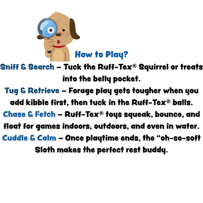 HuggleSnuffles™ Snuggle & Zoom™ Sloth Toy
