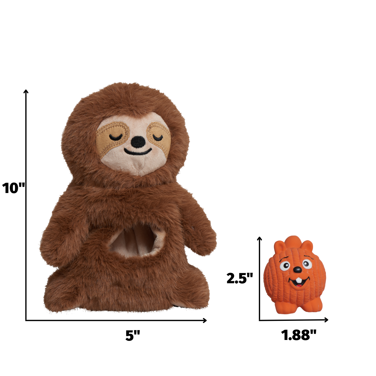 HuggleSnuffles™ Snuggle & Zoom™ Sloth Toy