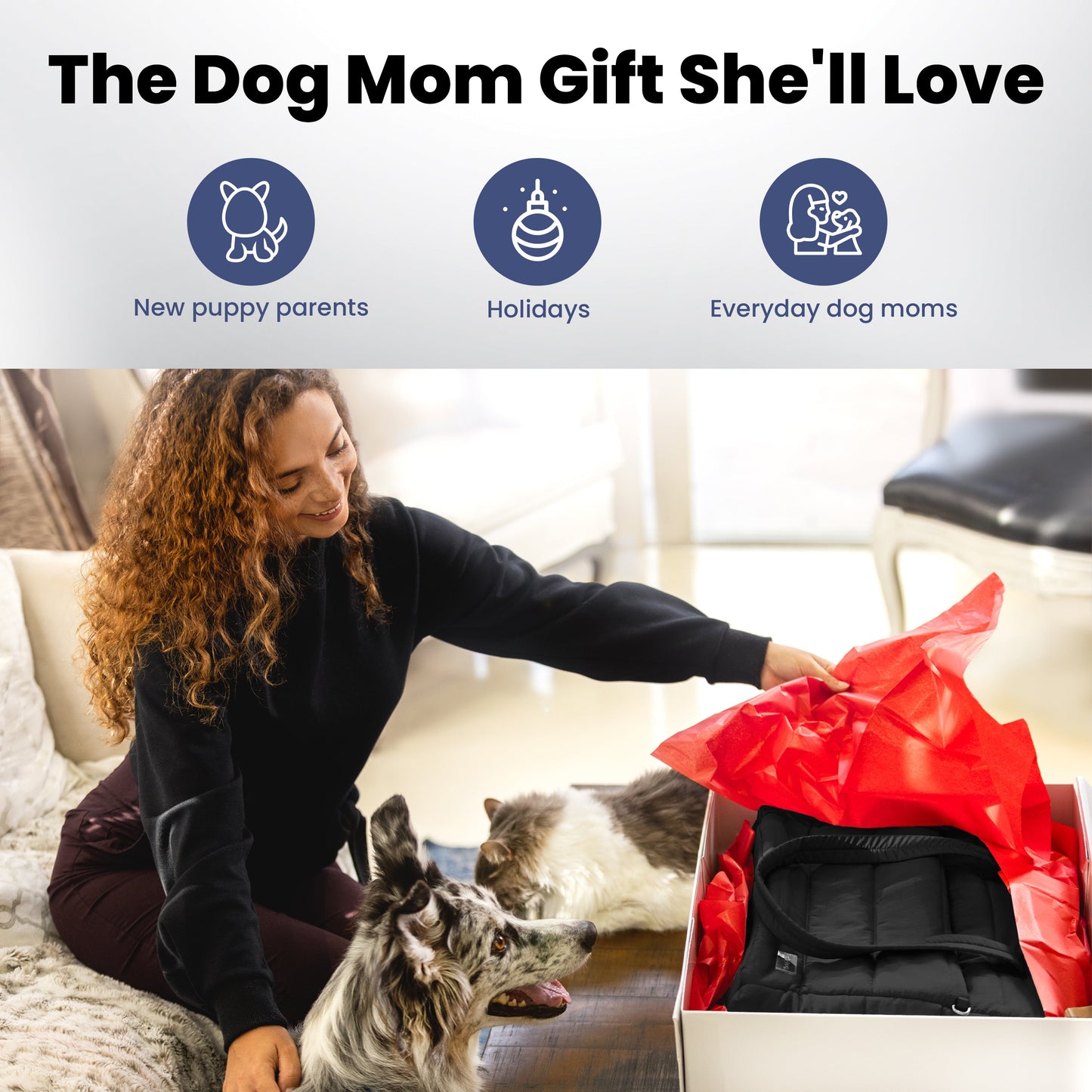 Adventure Ready Dog Tote by Rubyloo | Quilted Pet Travel Organizer