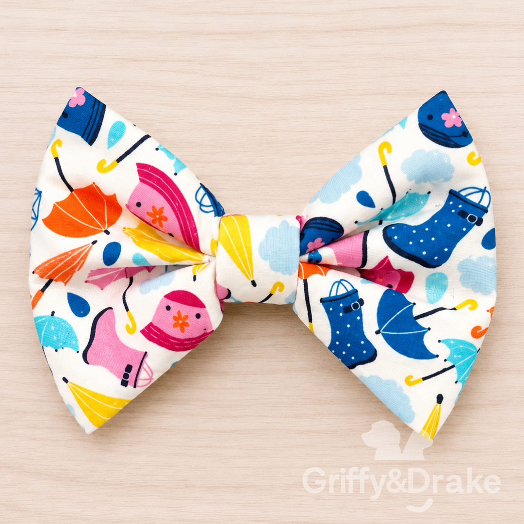 Griffy & Drake Paws for Puddles Bow Tie