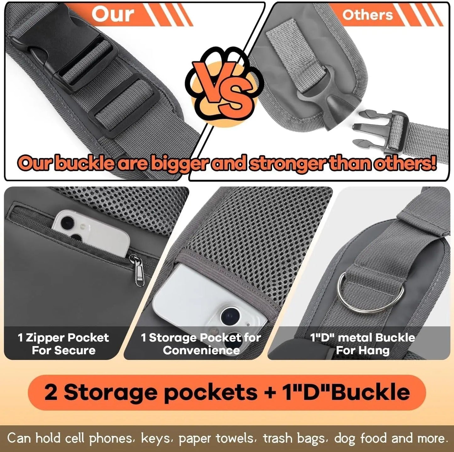 Hands-Free Pet Sling Carrier