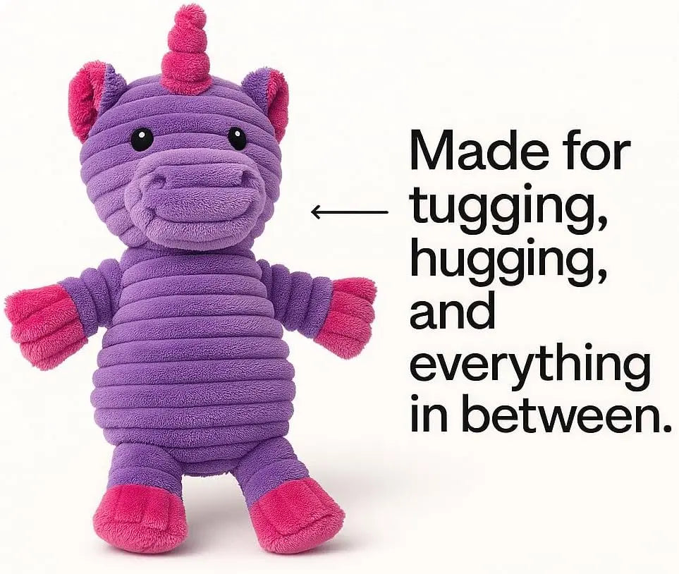 Corduroy Critters Squeaky Dog Toy Set (5-Pack)
