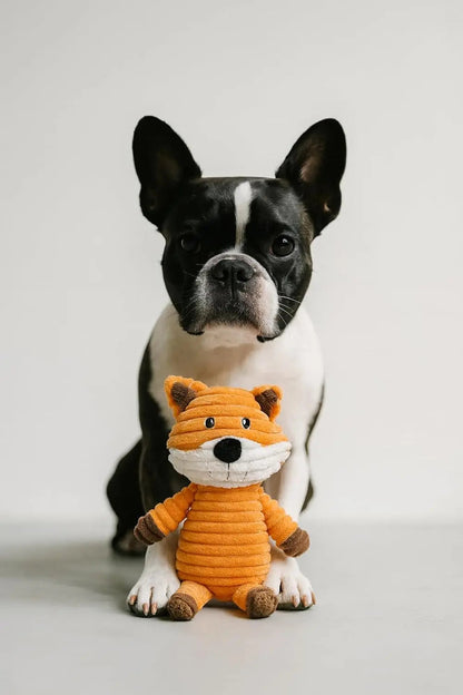 Corduroy Critters Squeaky Dog Toy Set (5-Pack)