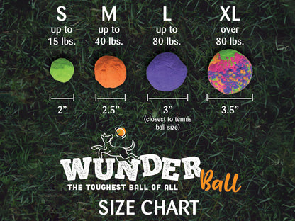 WUNDERball Natural Rubber Dog Ball