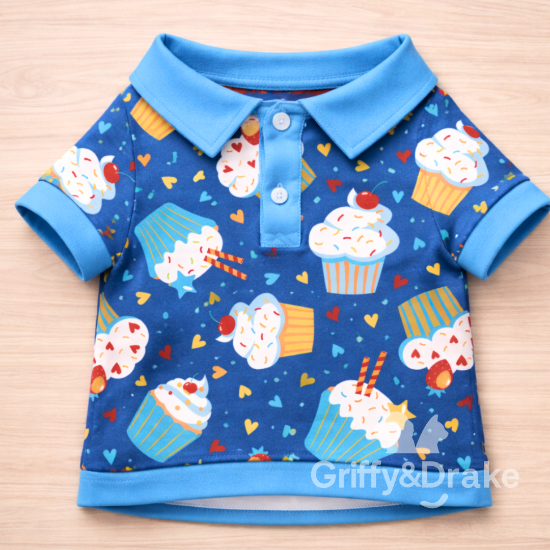 Griffy & Drake Cupcakes & Cuddles Polo Shirt