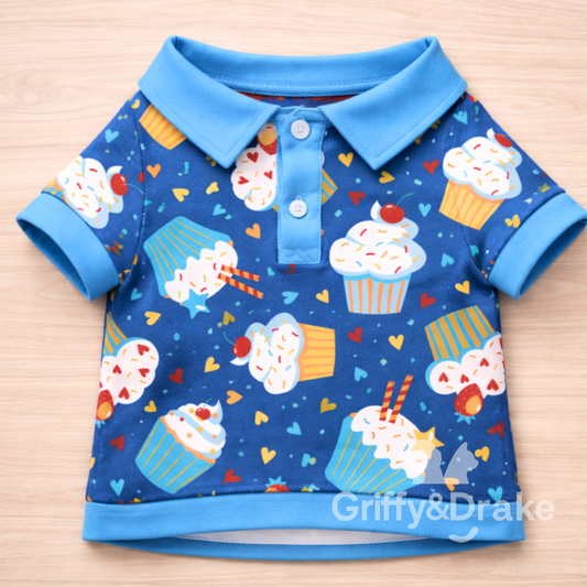 Griffy & Drake Cupcakes & Cuddles Polo Shirt